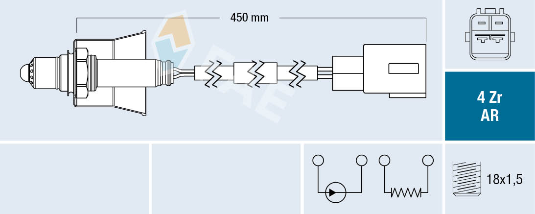 FAE Lambda-sonde 75688