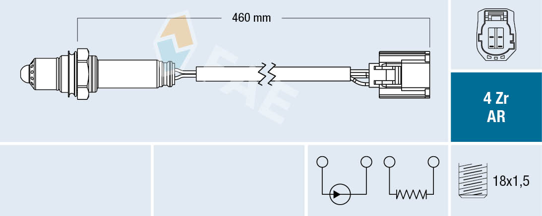 FAE Lambda-sonde 75712