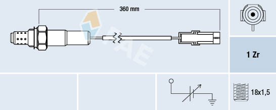 FAE Lambda-sonde 77101