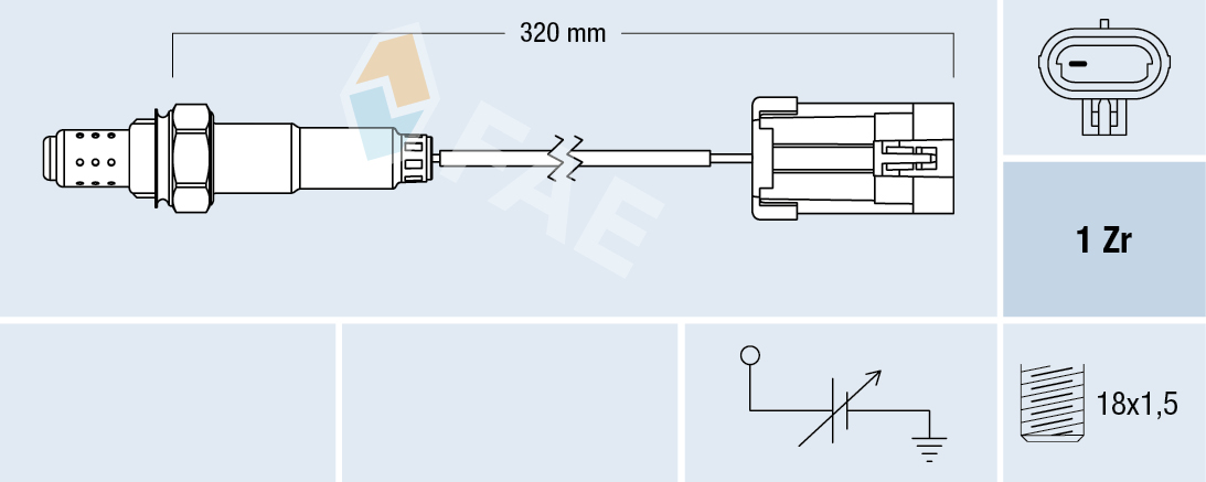 FAE Lambda-sonde 77102