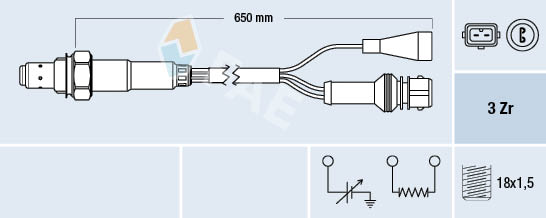 FAE Lambda-sonde 77106