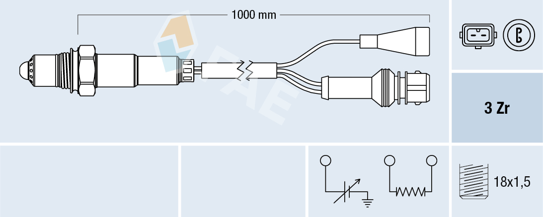 FAE Lambda-sonde 77107