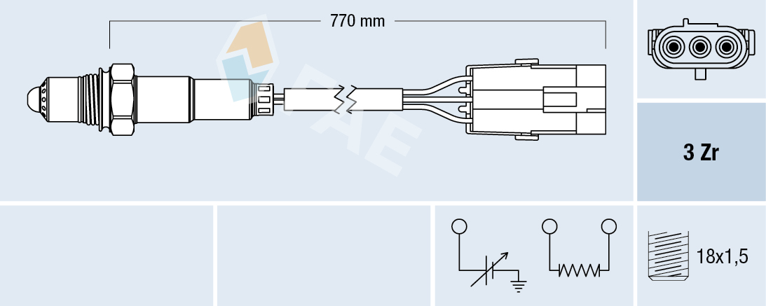 FAE Lambda-sonde 77115
