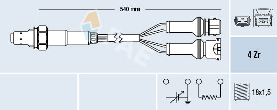 FAE Lambda-sonde 77123