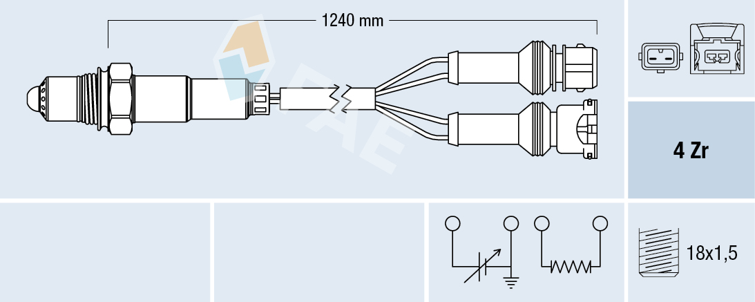 FAE Lambda-sonde 77125