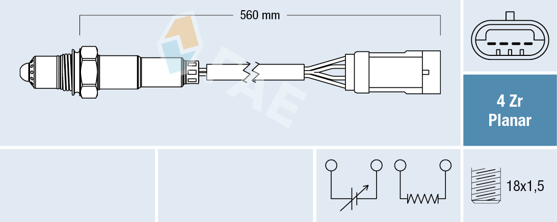 FAE Lambda-sonde 77153