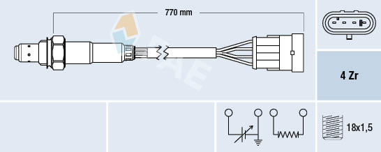 FAE Lambda-sonde 77160