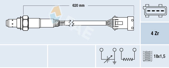 FAE Lambda-sonde 77166