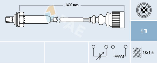 FAE Lambda-sonde 77186