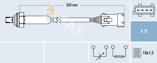 FAE Lambda-sonde 77188