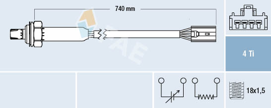 FAE Lambda-sonde 77189