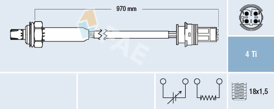 FAE Lambda-sonde 77190