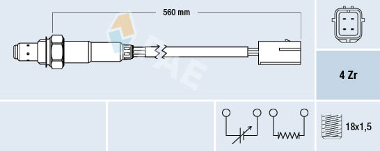 FAE Lambda-sonde 77196