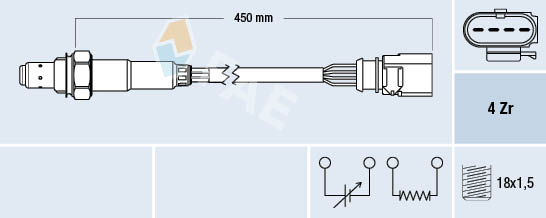 FAE Lambda-sonde 77198