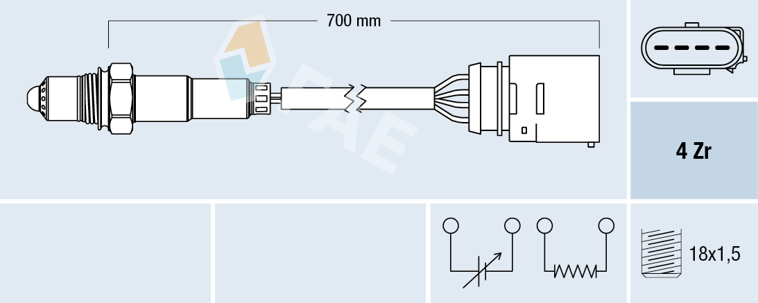 FAE Lambda-sonde 77205