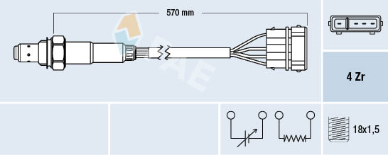 FAE Lambda-sonde 77239