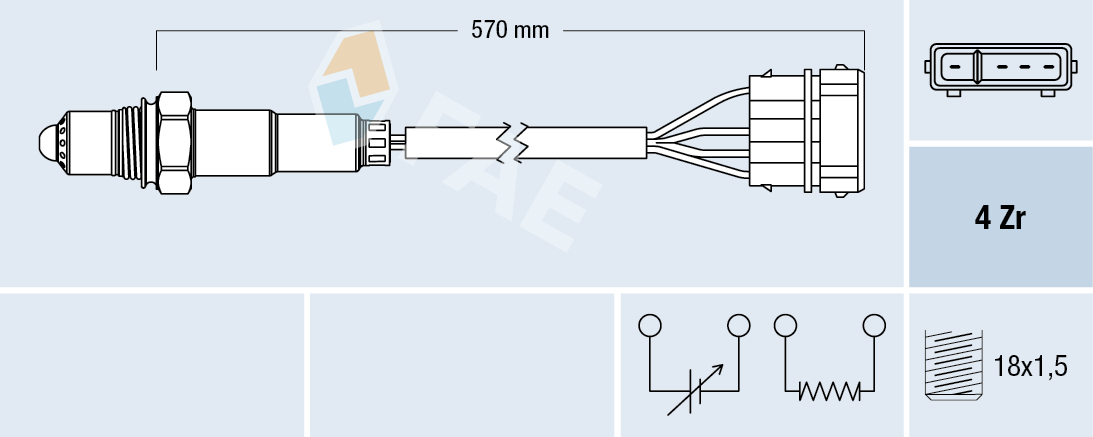 FAE Lambda-sonde 77239