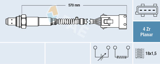 FAE Lambda-sonde 77240