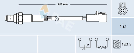 FAE Lambda-sonde 77262