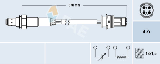 FAE Lambda-sonde 77268