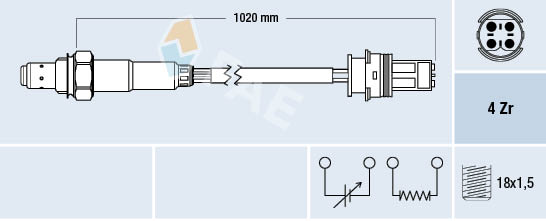 FAE Lambda-sonde 77275