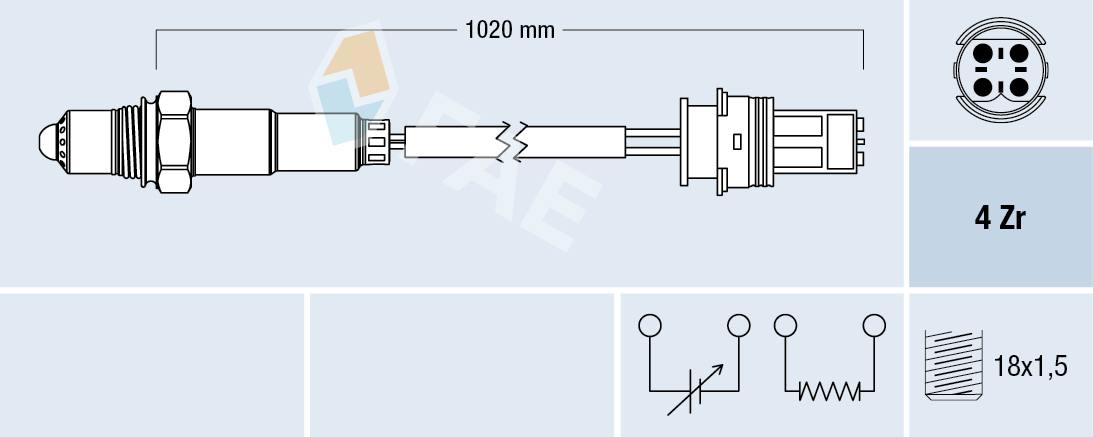 FAE Lambda-sonde 77275