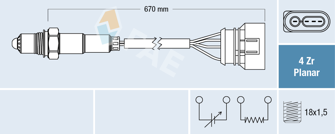 FAE Lambda-sonde 77302