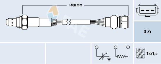 FAE Lambda-sonde 77317