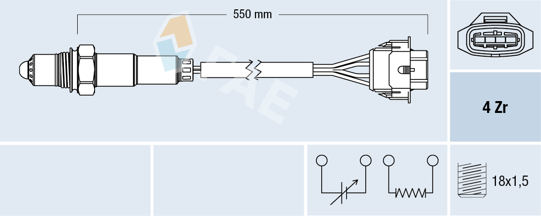 FAE Lambda-sonde 77342