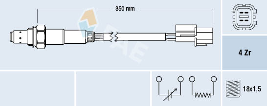 FAE Lambda-sonde 77343