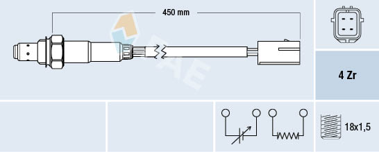 FAE Lambda-sonde 77348