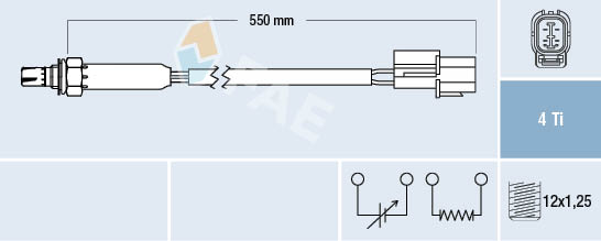 FAE Lambda-sonde 77350