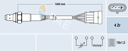 FAE Lambda-sonde 77364