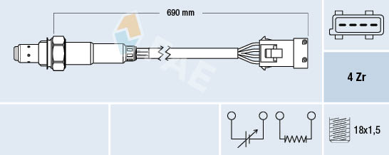 FAE Lambda-sonde 77382