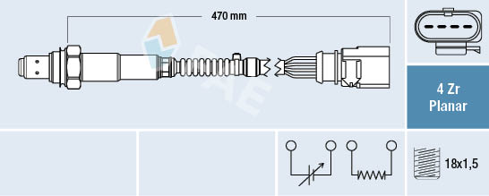 FAE Lambda-sonde 77402