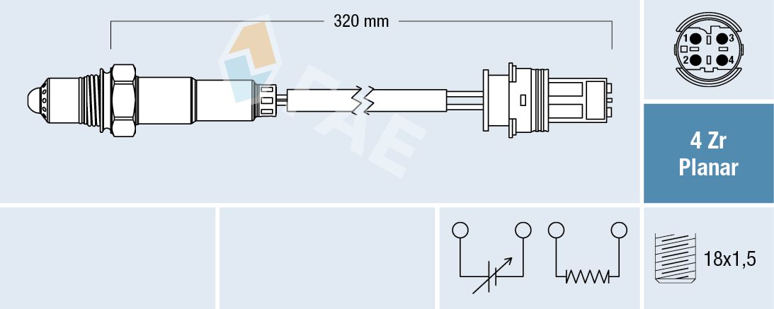 FAE Lambda-sonde 77409