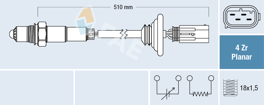 FAE Lambda-sonde 77428