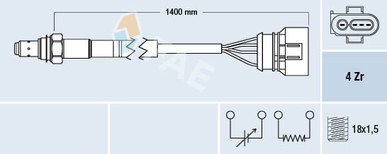 FAE Lambda-sonde 77461