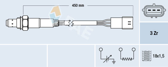 FAE Lambda-sonde 77466