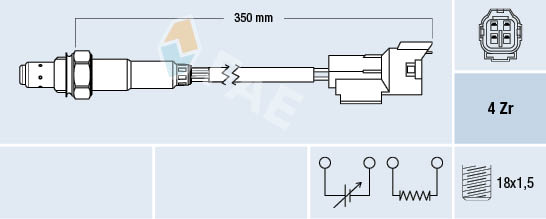 FAE Lambda-sonde 77480