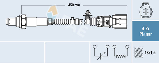 FAE Lambda-sonde 77490