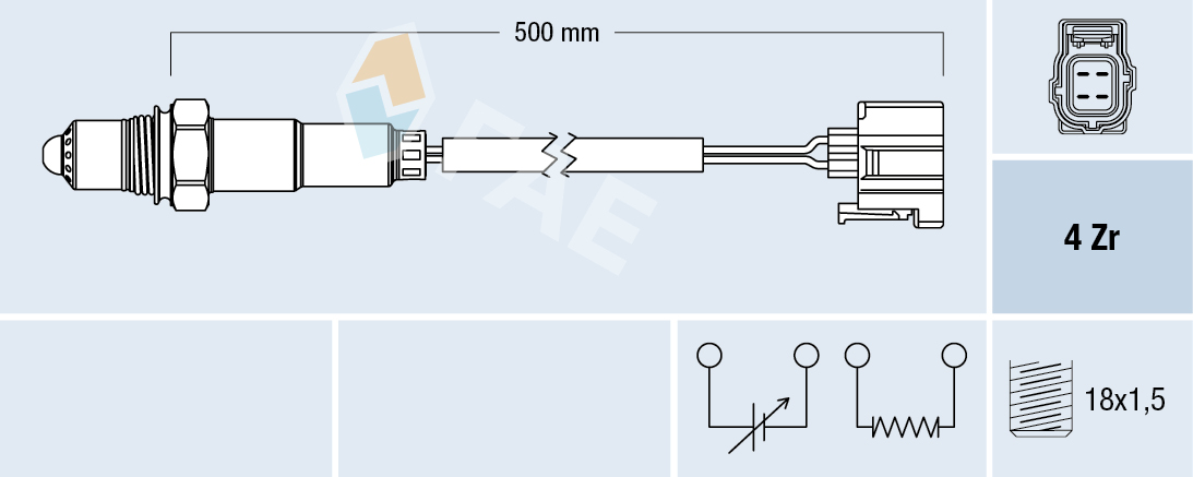 FAE Lambda-sonde 77501