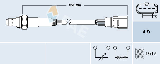 FAE Lambda-sonde 77509