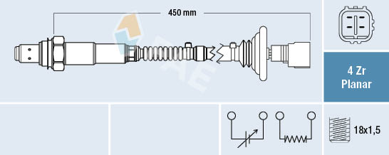 FAE Lambda-sonde 77512