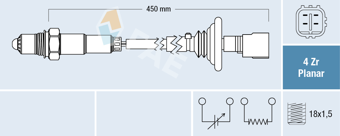 FAE Lambda-sonde 77512