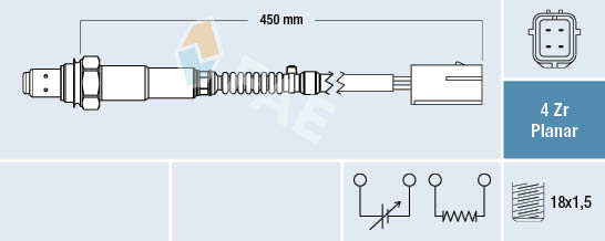 FAE Lambda-sonde 77531