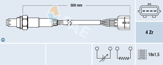 FAE Lambda-sonde 77582