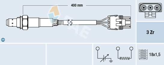 FAE Lambda-sonde 77601