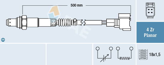 FAE Lambda-sonde 77603