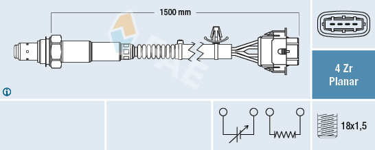 FAE Lambda-sonde 77608